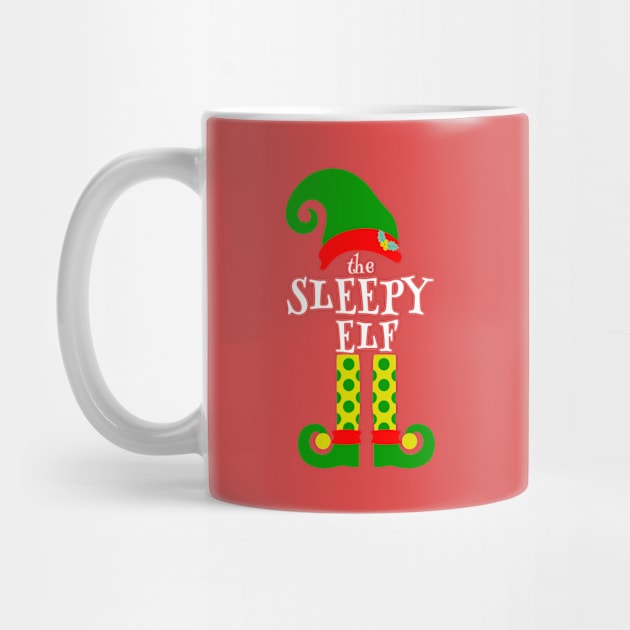 The Sleepy Elf Family Matching Christmas 2020 Gift  by NiftyGiggles